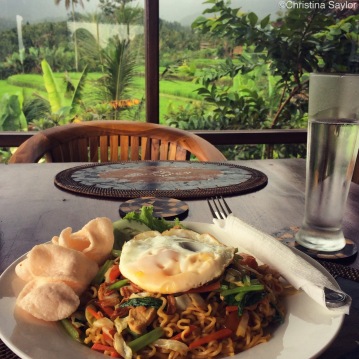 Mie Goreng, one of my favorite Indonesian dishes of fried noodles