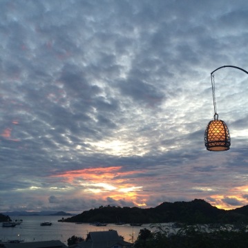 Sunset from Labuan Bajo on Flores