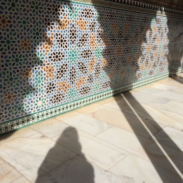 Shadow selfie at Real Alcázar Sevilla