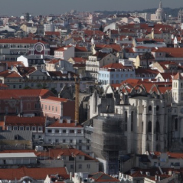 View from Castelo de São Jorge (Castle George) in Lisbon